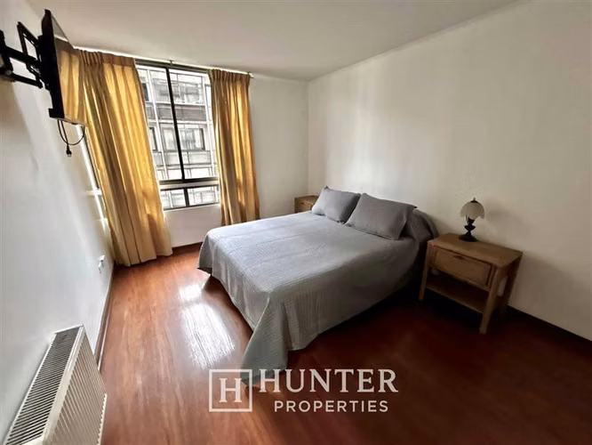 Arriendo depto amoblado 2d 2b bod., Metro Santa Lucía - Imagen 7