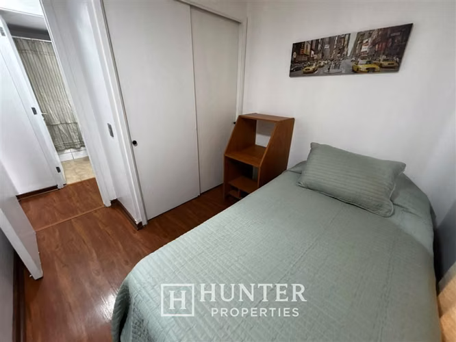 Arriendo depto amoblado 2d 2b bod., Metro Santa Lucía - Imagen 10