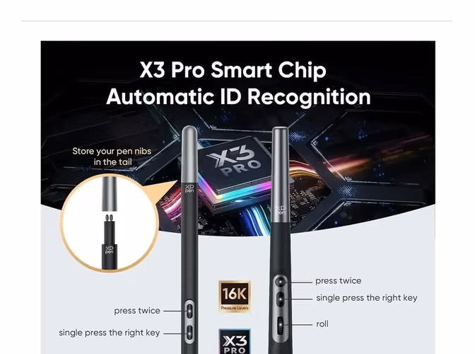 Xppen Artist Pro 19 Gen 2 Tableta Gráfica Con Pantalla 4k