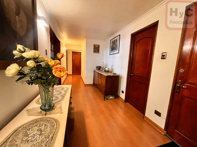 Exclusivo departamento de 182 m2 en el corazón de Providencia