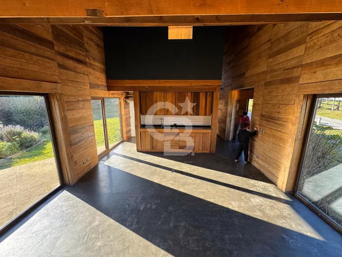 Casa Lumbre: Refugio natural 3D, 2B, en Frutillar.