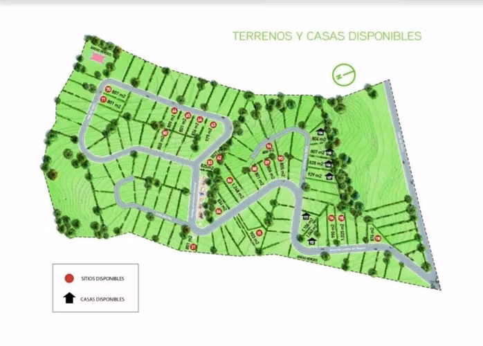 Sitio en venta exclusivo condominio Lomas del Mauco