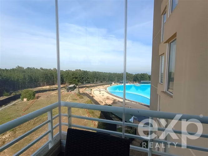 Departamento en venta de 2 dorm. en El Tabo con gran piscina