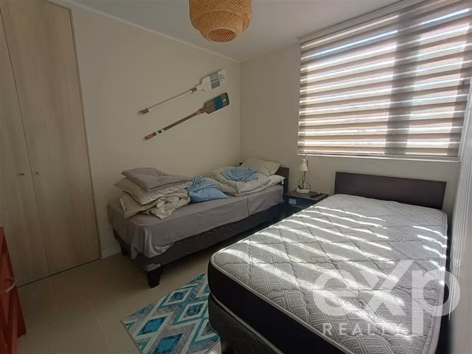 Departamento en venta de 2 dorm. en El Tabo con gran piscina