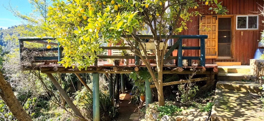 Venta de linda parcela con dos casas en Olmué, Quebrada Alvarado, casi al final. 128 M$