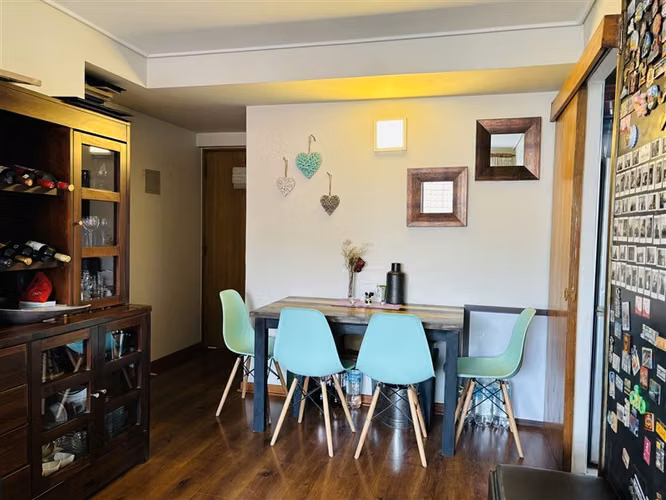 Departamento de 1 dorm/Estacionamiento Metro Esc Mililar