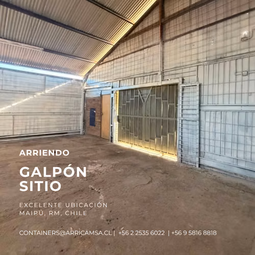 GALPÓN SITIO GALPON - SECTOR INDUSTRIAL MAIPÚ
