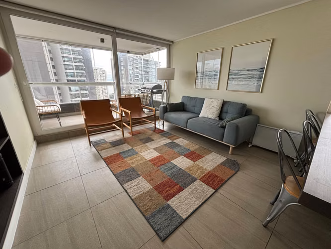 Amplio y Moderno, Departamento 3D/2B con Cocina Integrada en Costa de Montemar - Imagen 1