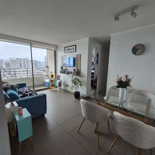 Departamento en arriendo de 2 dorm 2 baños 1 est en Santiago