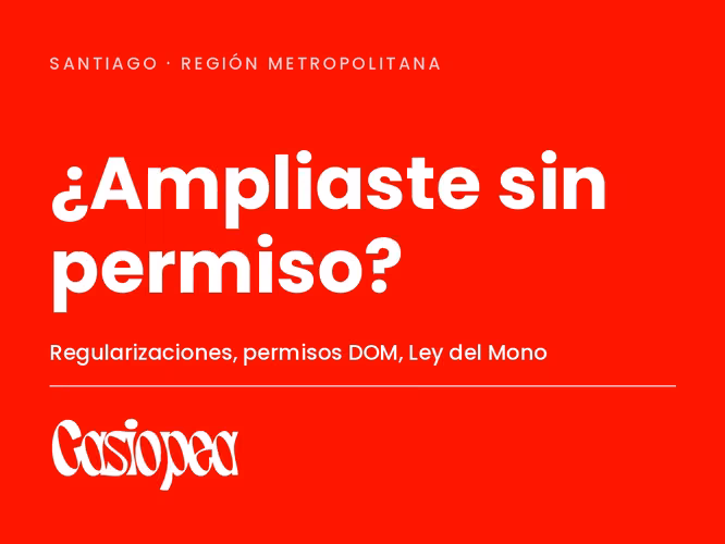 Regularización de ampliaciones Ley del Mono
