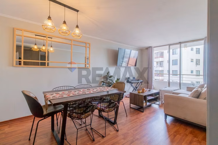 Moderno departamento - a pasos plaza ñuñoa