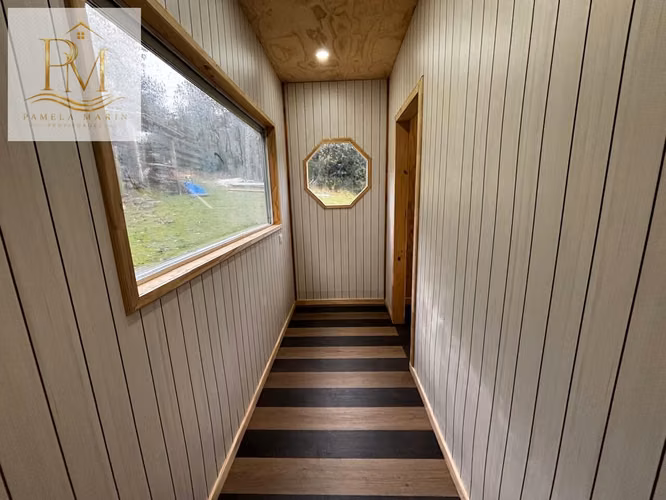 Hermosa Casa en venta con Parcela de 5000 vista al mar Dalcahue