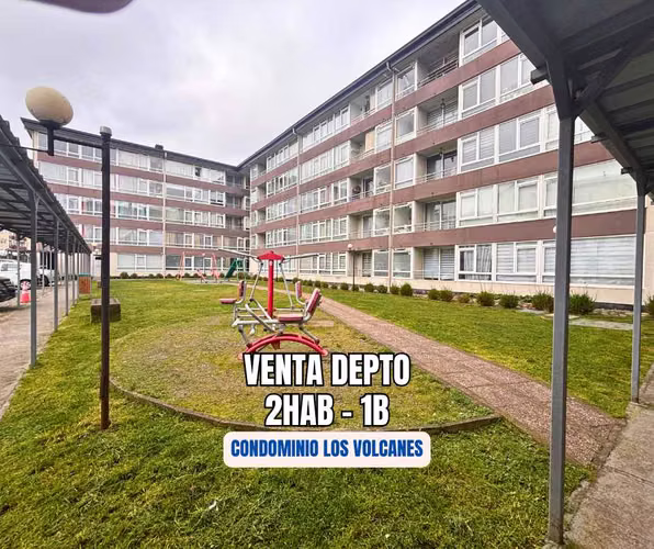 Condominio Los Volcanes 2 habitaciones 1 baño (180526)