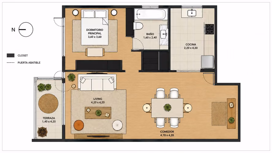 3er Piso Vista Norte | Estacionamiento (180535) - Imagen 4