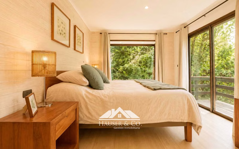 Casa en La Puntilla Villarrica acceso a lago y playa 10 pers