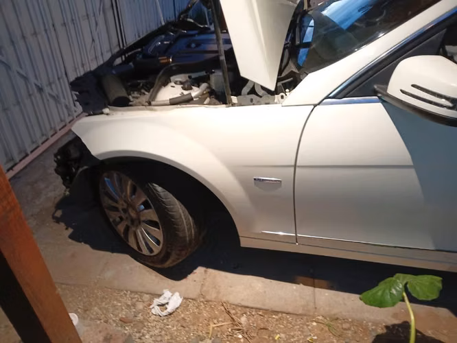 Mercedes c200 chocado