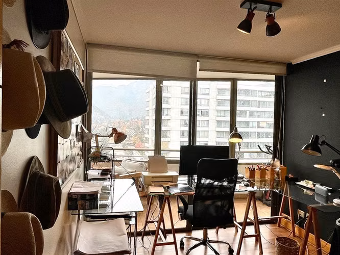 Lindo departamento con vista despejada a la cordillera