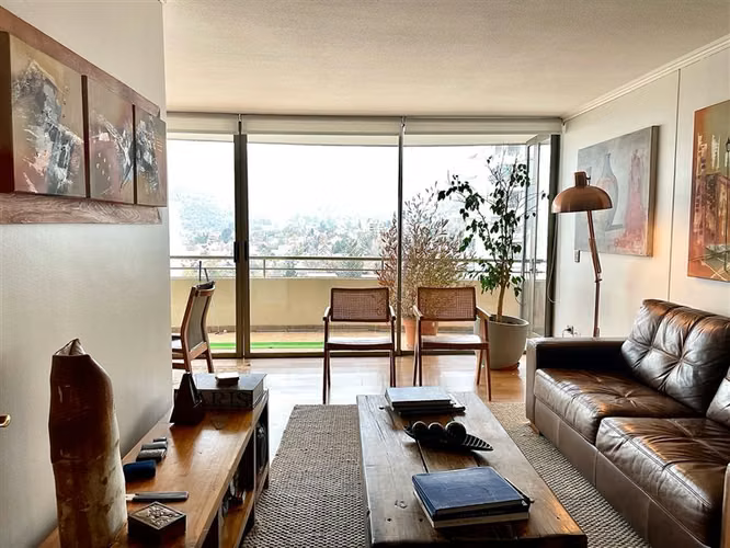 Lindo departamento con vista despejada a la cordillera