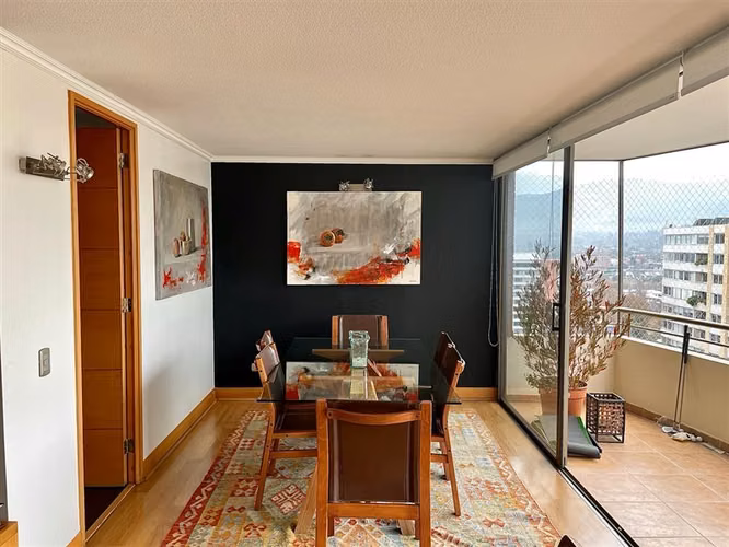 Lindo departamento con vista despejada a la cordillera