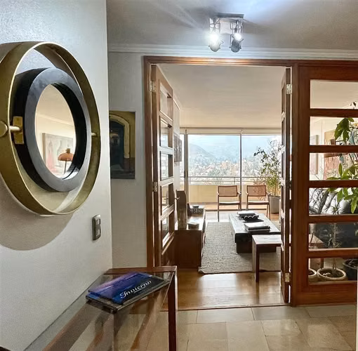 Lindo departamento con vista despejada a la cordillera