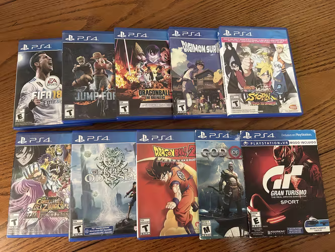 PlayStation 4 Slim todo original + 10 juegos + 2 controles - Imagen 2