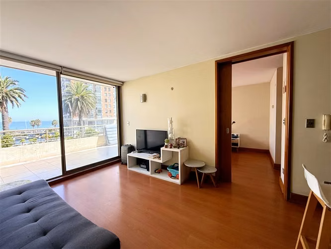 Departamento en venta, de 1d y 1b, en Viña del Mar