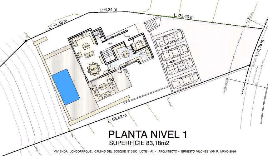 VENDO TERRENO URBANO LONCO  PARQUE CON VISTA AL RÍO BIOBÍO - Imagen 4