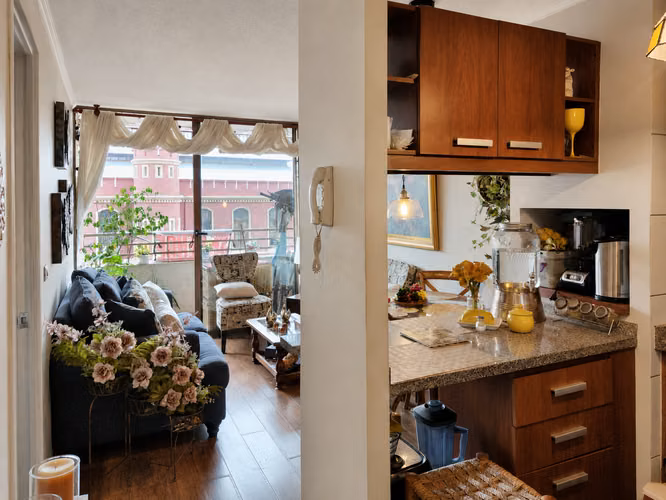 DEPARTAMENTO EN VENTA 1D 1B | SANTIAGO CENTRO - METRO TOESCA