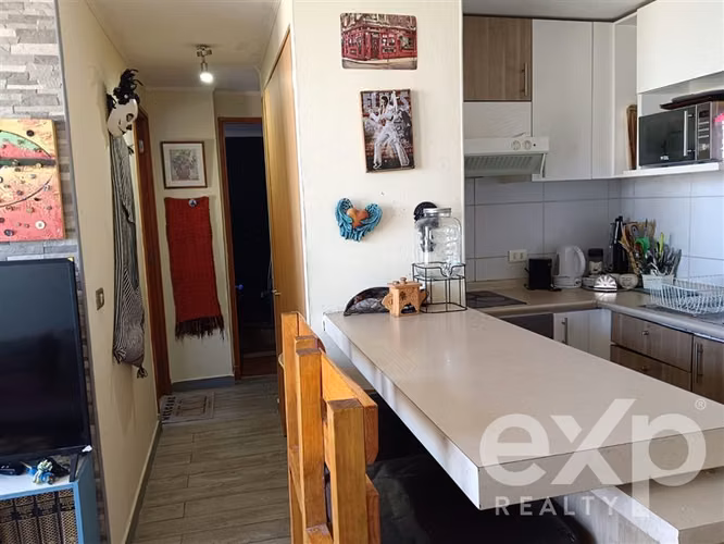 Departamento en venta de 2 dorm. 1 baño en Santiago