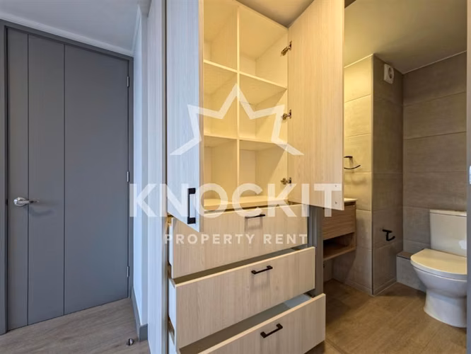 Arriendo Depto con Balcón 1D1B con Est y Bodega en Ñuñoa