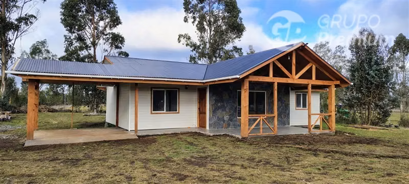 Parcela con casa NUEVA en Pitrufquén camino Villarrica Km20