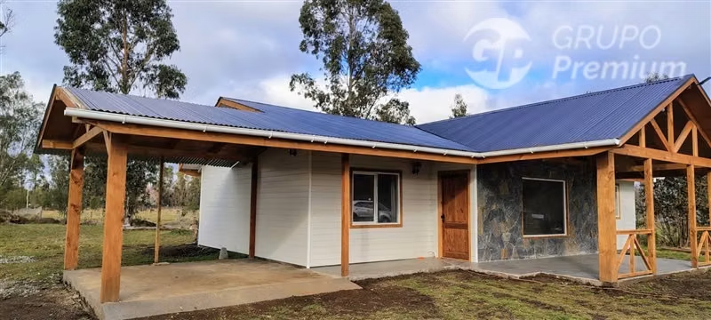 Parcela con casa NUEVA en Pitrufquén camino Villarrica Km20