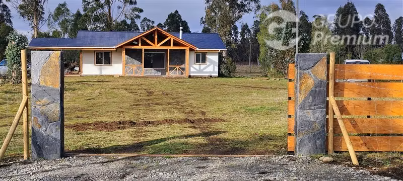 Parcela con casa NUEVA en Pitrufquén camino Villarrica Km20
