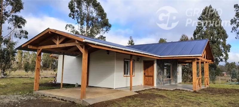 Parcela con casa NUEVA en Pitrufquén camino Villarrica Km20