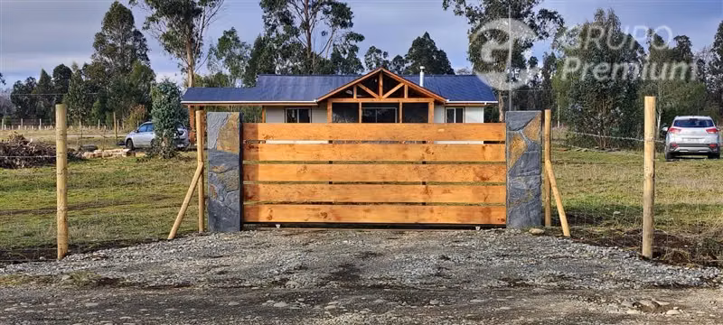 Parcela con casa NUEVA en Pitrufquén camino Villarrica Km20