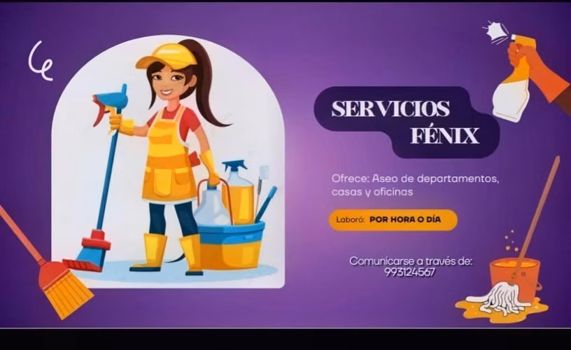 Auxiliar de limpieza , ofrezco mis servicios de aseo en departamentos , casas y oficinas