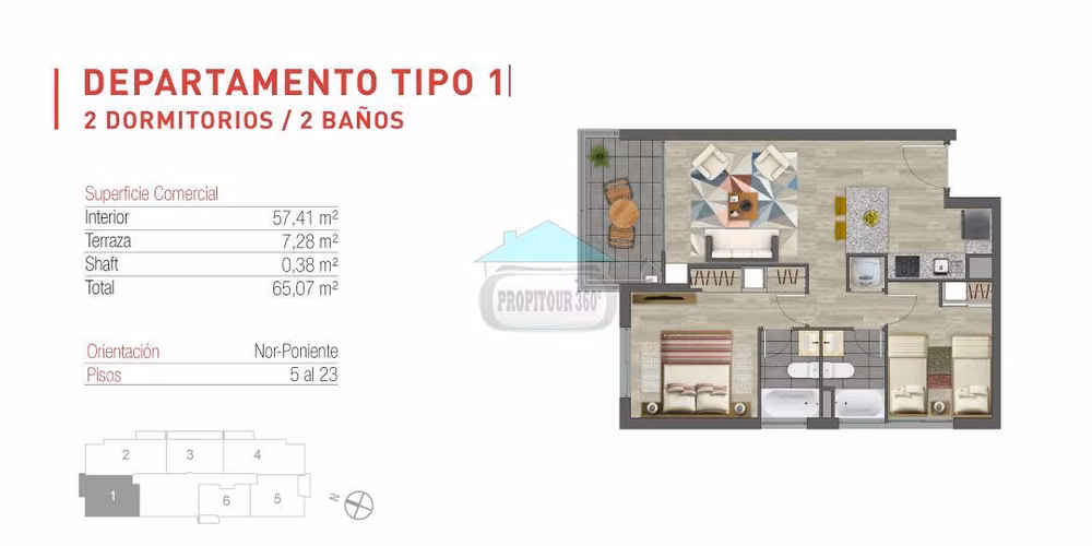 PROPITOUR 360 VENDE DEPARTAMENTOS NUEVOS VIÑA - Imagen 18