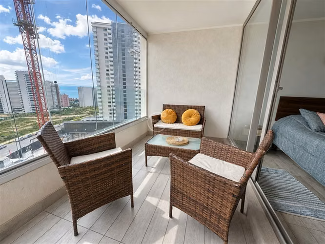 Departamento en venta de 2 dorm. mariposa Costa de Montemar - Imagen 2