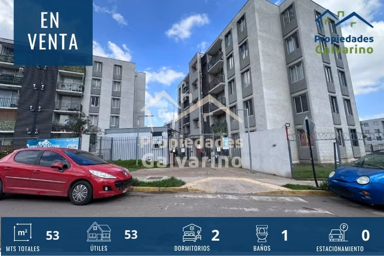 Departamento en venta de 2 dorm. en Renca
