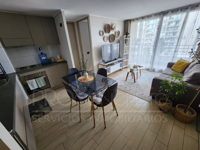 Arriendo depto 2D/2B Estac. y Bod. con terraza en San Miguel, Metro L2 - Imagen 7