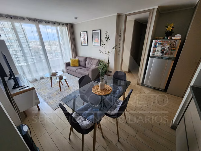 Arriendo depto 2D/2B Estac. y Bod. con terraza en San Miguel, Metro L2 - Imagen 4