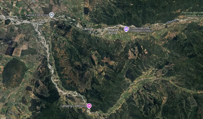 Cerca del Ancoa/Achibueno 5000m2 (180816)