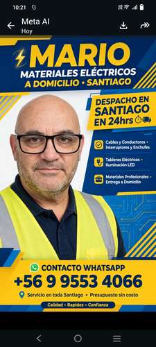 Materiales Eléctricos a domicilio en toda la RM