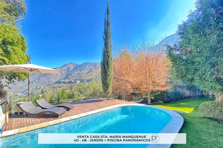 Santa María Manquehue, ubicación espectacular