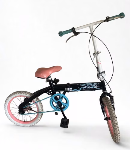 Bicicleta infantil plegable DISNEY. Incluye casco