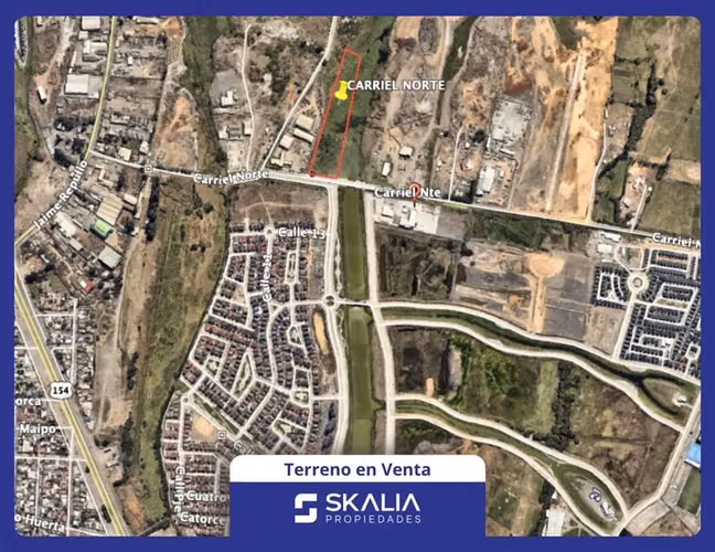 VENTA TERRENO 14.890 M2, INDUSTRIAL CARRIEL NORTE TALCAHUANO