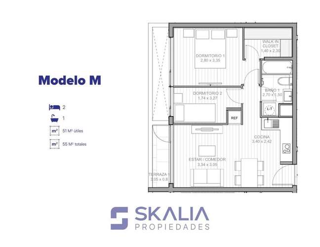 Departamento nuevo en venta 2 dom, proyecto en verde - Imagen 2