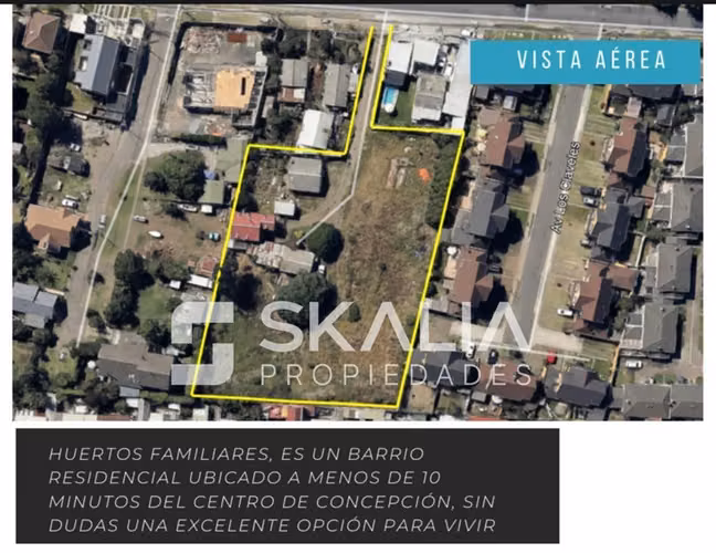 ARRIENDO terreno 4.983 m en San Pedro de la Paz inversión