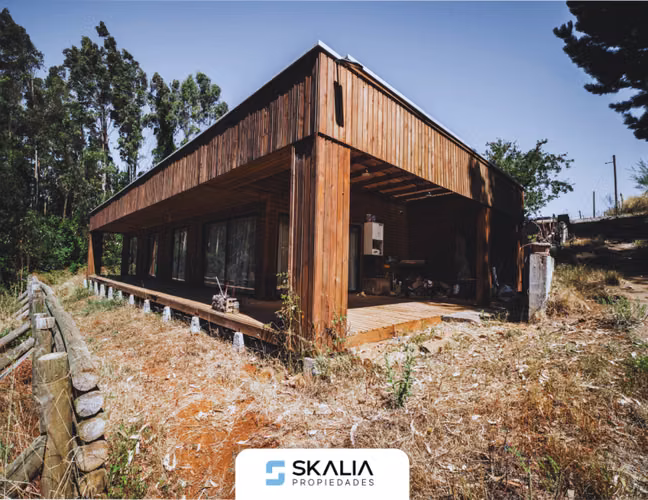 Venta 3 casas en Altos de Coliumo Tomé terreno 4.750 m2