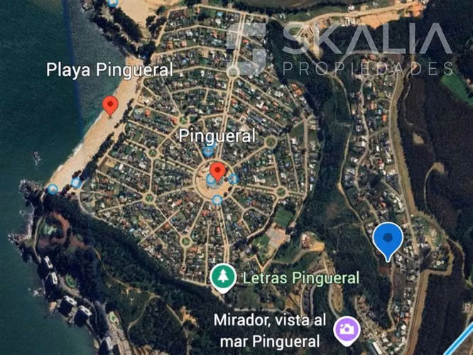 Venta Terreno 754 m2 Altos de Pingueral Tomé. 3 Terrazas